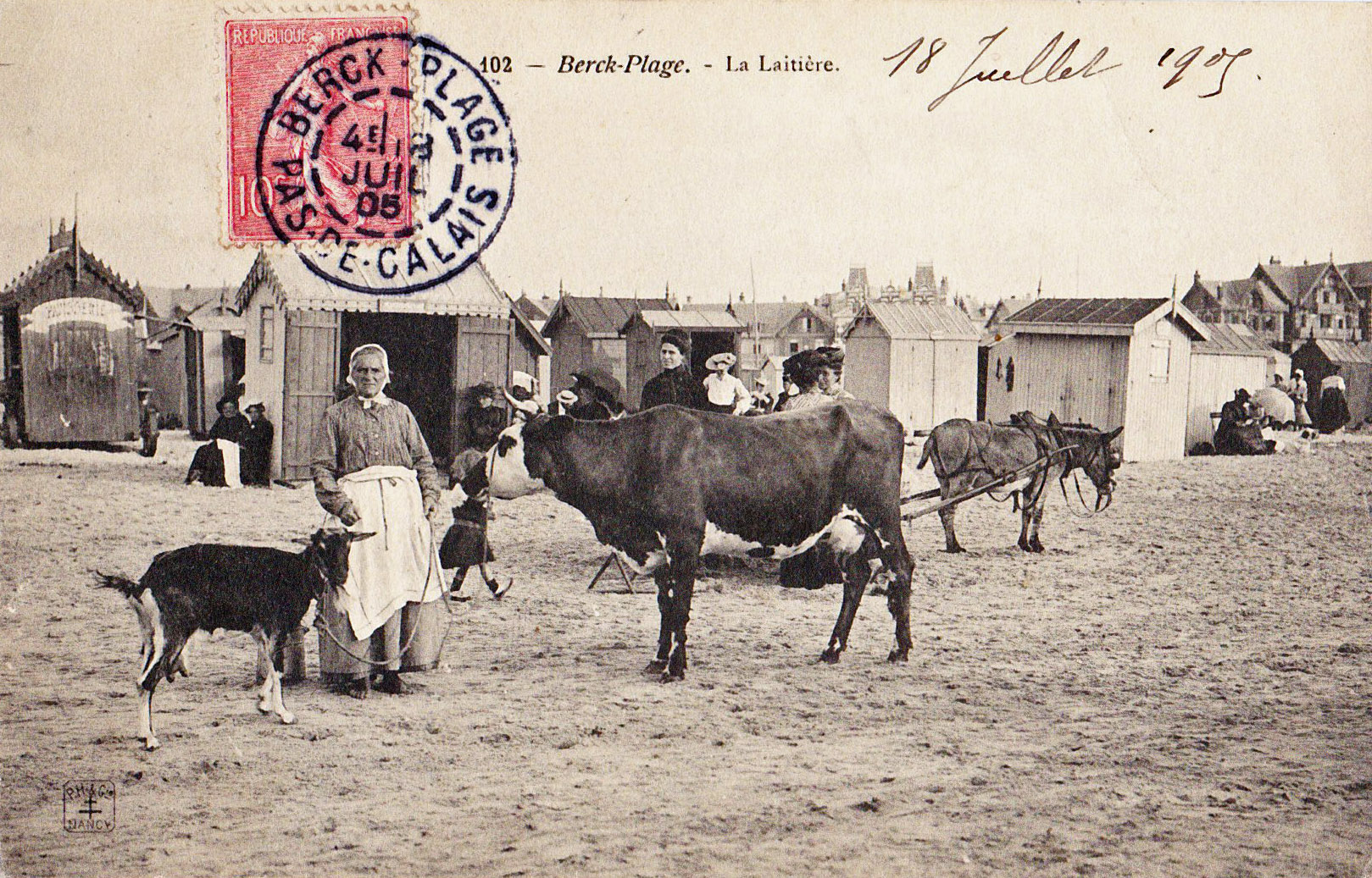 Berck-Plage - La laitière