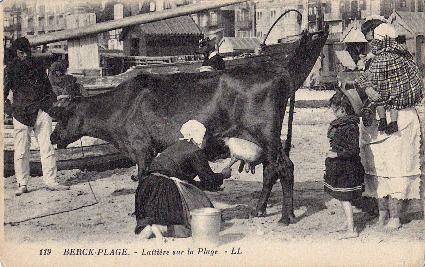 Berck-Plage - Laitière sur la Plage