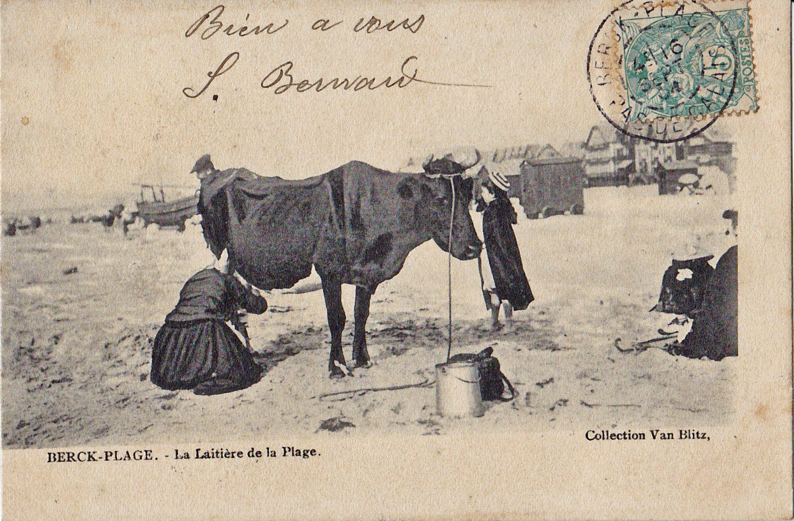 Berck-Plage - La laitière de la Plage