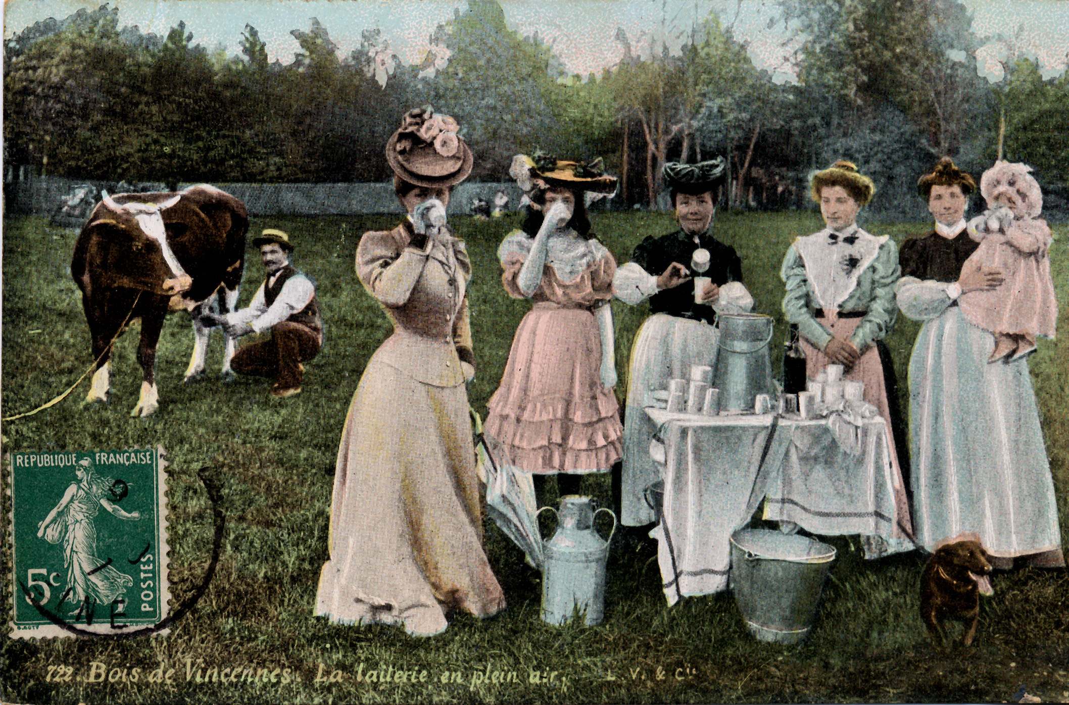 Bois de Vincennes - La laiterie en plein air