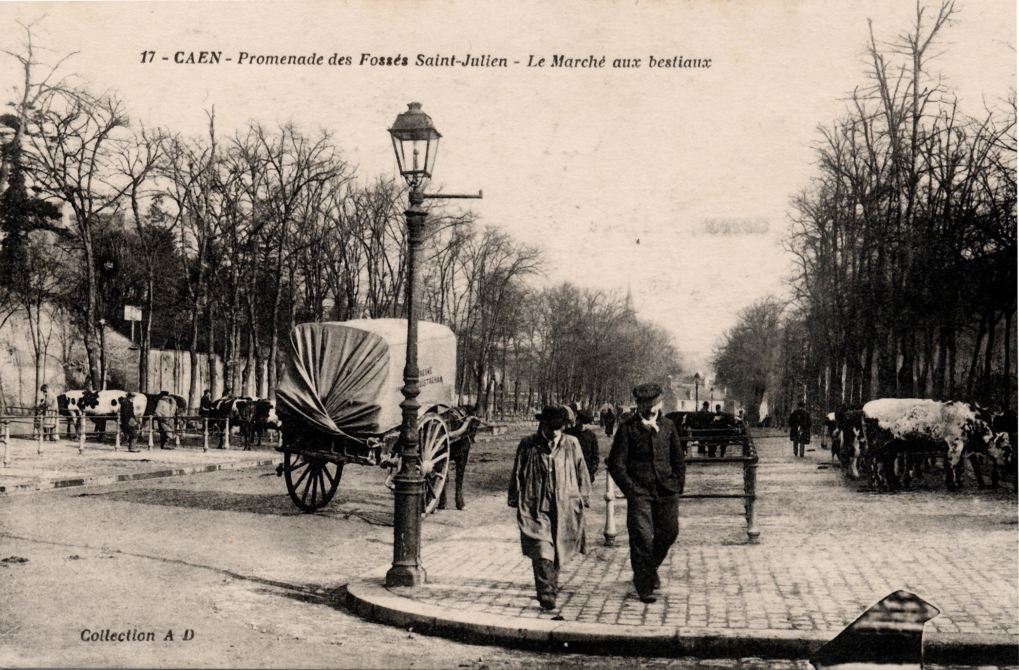 Caen - Promenade des Fossés Saint-Julien Marché aux bestiaux