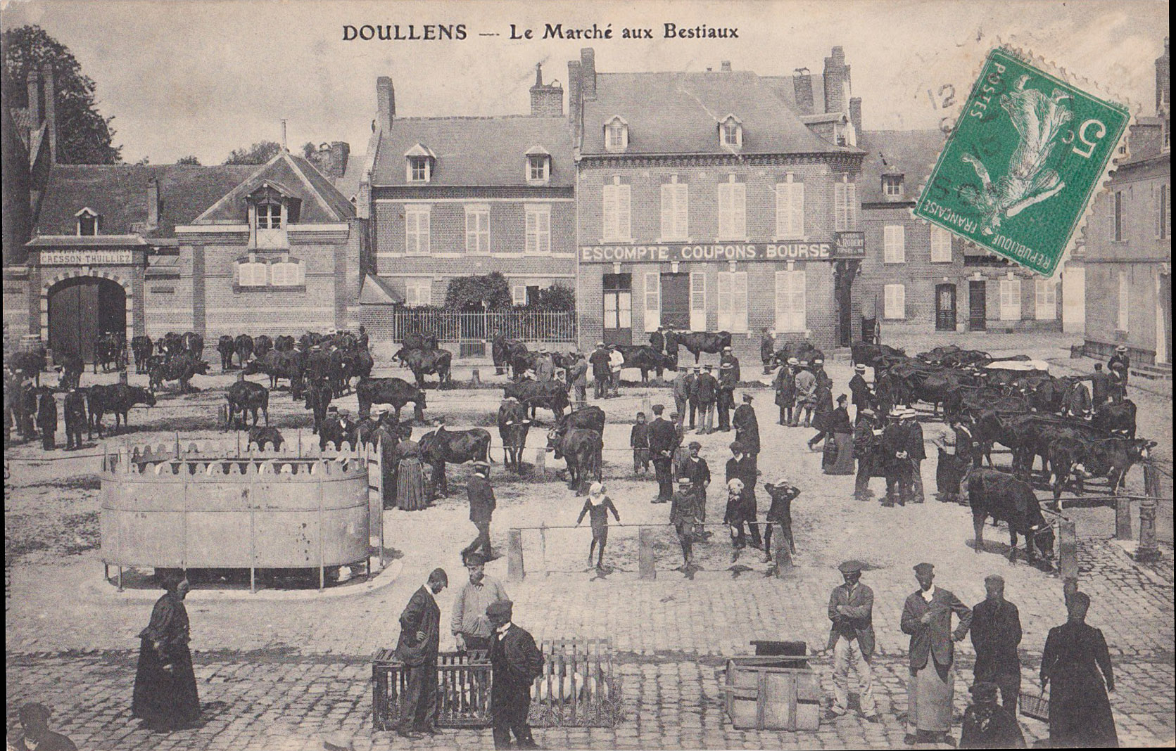 Doullens - Le Marché aux bestiaux