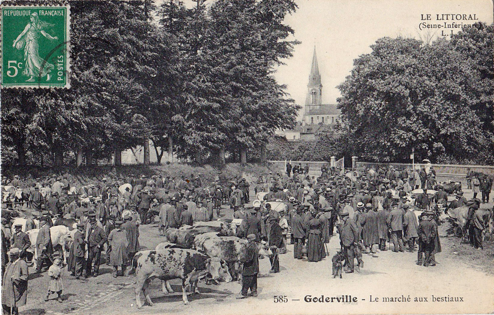 Goderville - Le Marché aux bestiaux