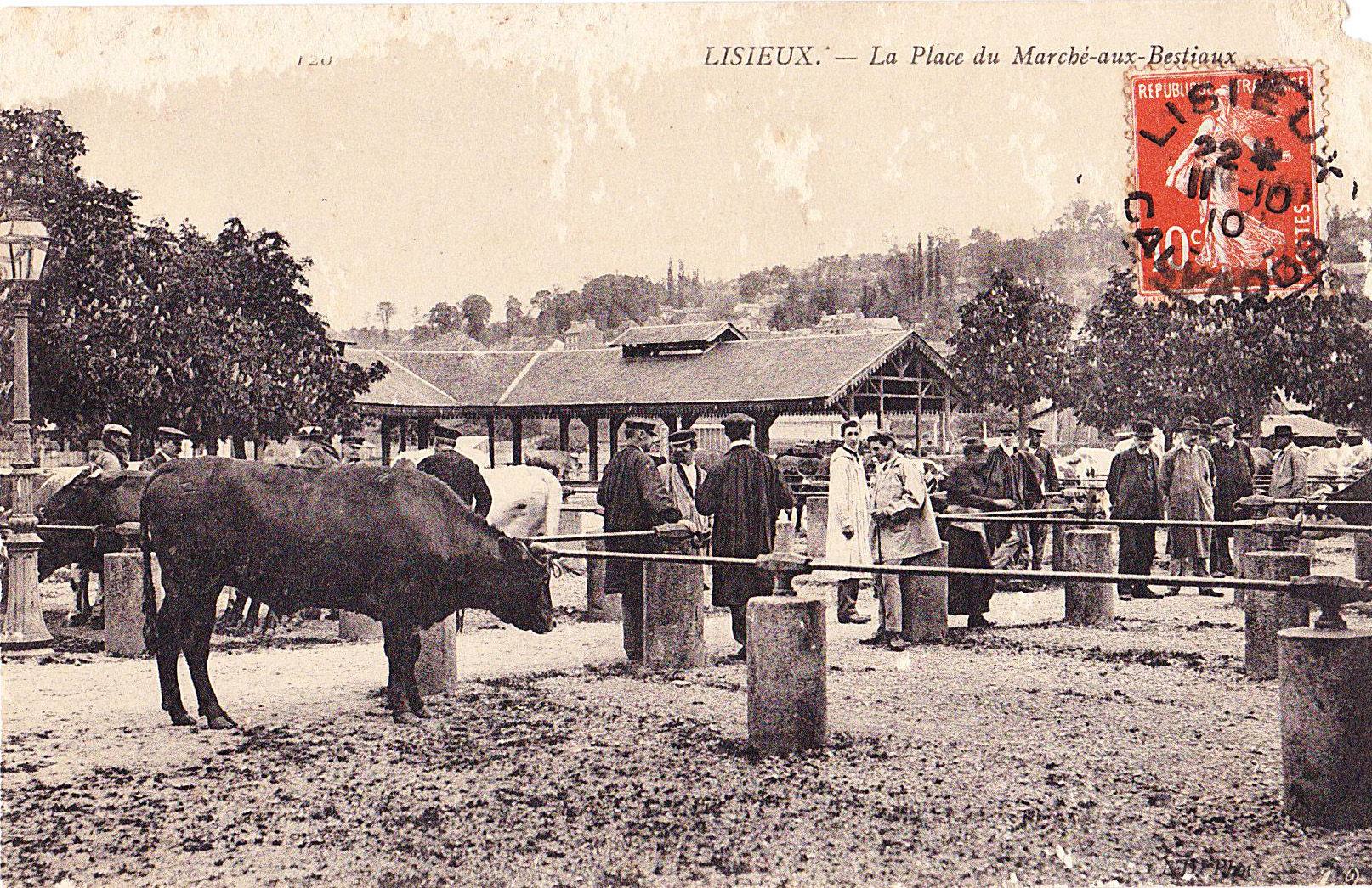Lisieux - Place du Marché aux bestiaux