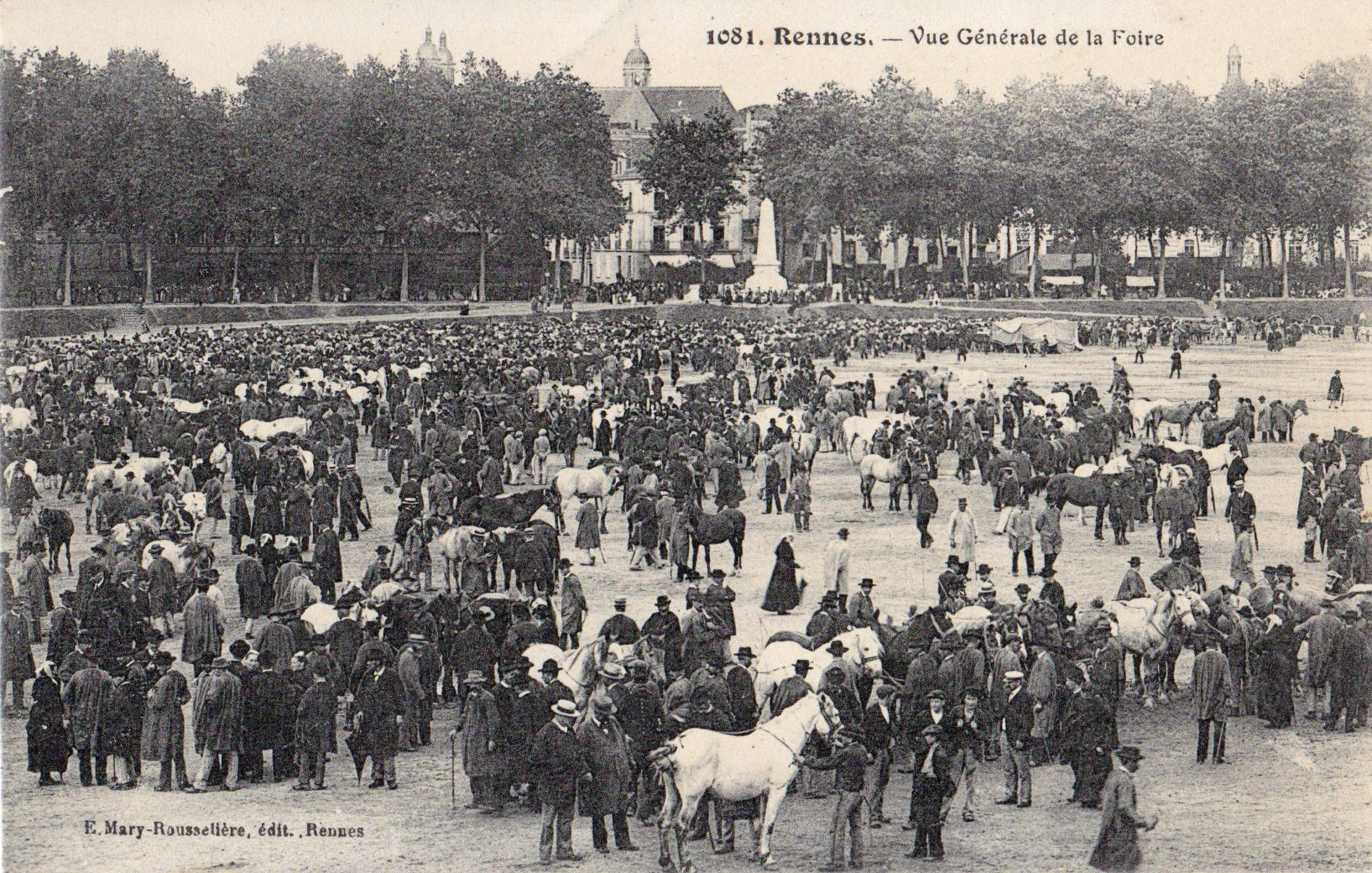 Rennes - Vue générale de la Foire